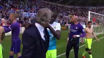 pellegrini gives away his jacket