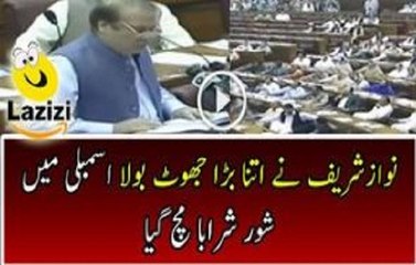 Watch Hooting of Opposition On Nawaz Sharif Lie
