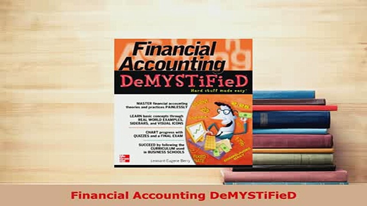 PDF  Financial Accounting DeMYSTiFieD Download Online
