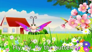 Fly Fly the Butterfly _ Family Sing Along - Muffin Songs-nursery Rhymes