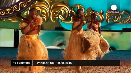 Queen enjoys birthday extravaganza