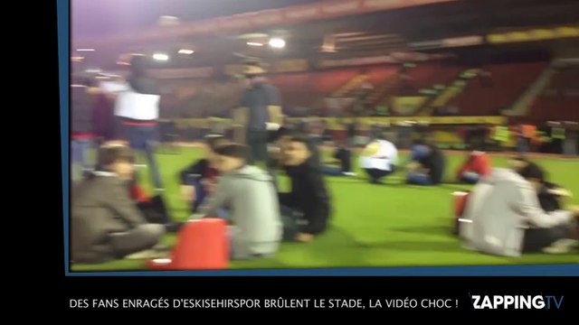 Des fans enragés d'Eskisehirspor brûlent le stade, la vidéo choc !