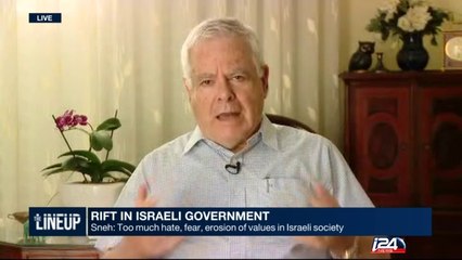 Fmr. Deputy Defense Minister Ephraim Sneh on the "fear, hate, and erosion of values in Israel"