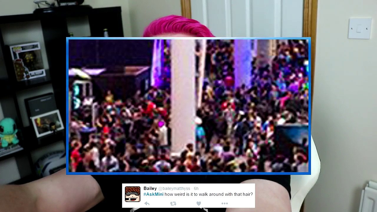 KETCHUP CHALLENGE, LIVING WITH PINK HAIR, SPEAKING SWEDISH, PLAYING W/ FANS, SUHH DUDE! - #AskMini