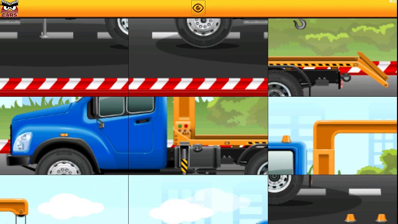 Строительные Транспорт и Машинки - Пазлы для малышей - Vehicles Puzzle