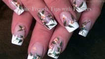 Nail Art Facile Tango Design French Black White Tutorial