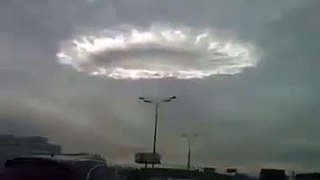 Strange UFO cloud in Israel