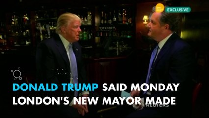 Trump on London mayor: ‘I will remember his nasty statements'