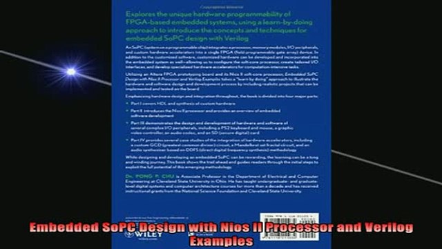 READ FREE FULL EBOOK DOWNLOAD Embedded SoPC Design with Nios II Processor and Verilog Examples Full EBook