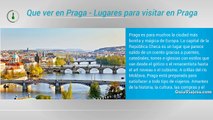 Lugares para visitar en Praga