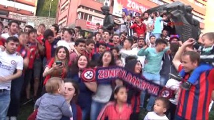 2'nci Lige Yükselen Zonguldak Kömürspor'a Coşkulu Karşılama