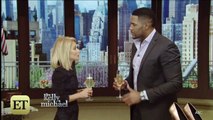 Kelly Ripa Gives Toast to Michael Strahan on His Final Episode of 'Live!'