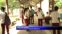 Inicio normal de clases en el Modesto Rodas de Chamelecon