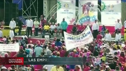 Maduro amenazó con expropiar las empresas que no estén produciendo