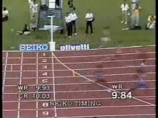 Ben Johnson - Rome 1987 - 100m - 9.84s