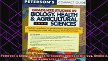 read here  Petersons Compact Guides Graduate Studies in Biology Health  Agricultural Sciences 1998