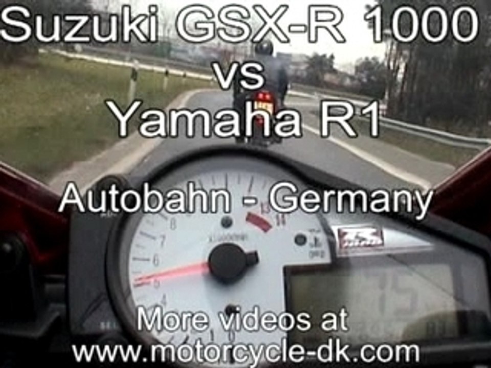 vitesse de moto en allemagne