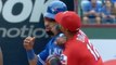 Jose Bautista Gets Punched in Face By Roughned Odor, HUGE Brawl Erupts