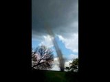 Landspout Spins Over Ukraine