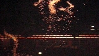 Feu d'artifice velodrome chant seven army antion