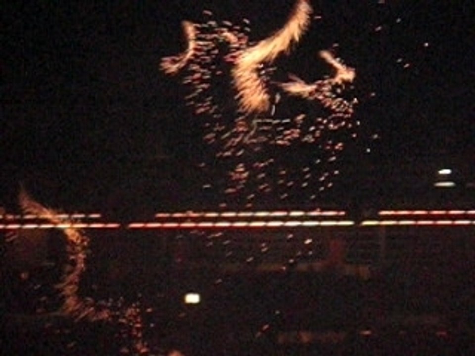 Feu d'artifice velodrome chant seven army antion