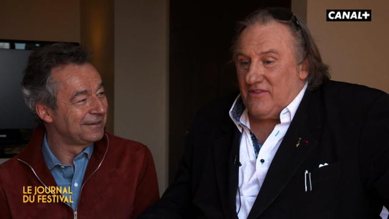 Gérard Depardieu - Le Journal du Festival - Michel Denisot - Cannes 2016 - CANAL+