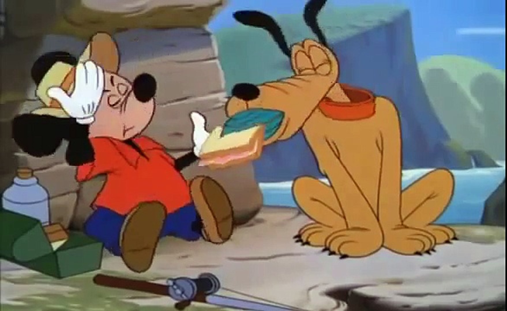 Mickey Mouse Mickey à La Plage Dessin Animé