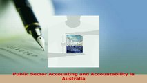 PDF  Public Sector Accounting and Accountability in Australia Download Online