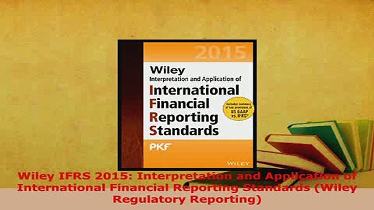 PDF  Wiley IFRS 2015 Interpretation and Application of International Financial Reporting Download Online