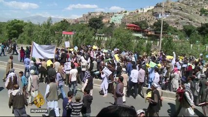 Afghanistan: Hazara protest power project in Kabul