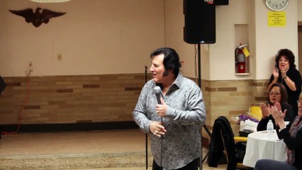 Michael Hoover sings a Ricky Nelson song at the American Legion May 2016