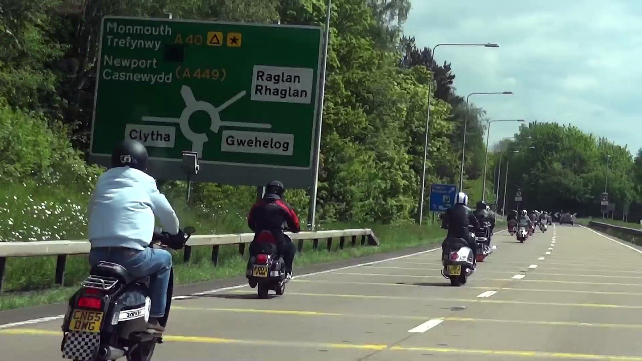 SOUTH WALES SCOOTERISTS rideout to Gloucester Quays (15/5/2016)