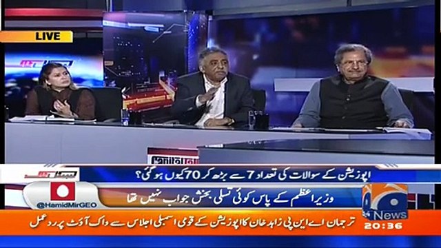 Meray samnay Saif-ur-Rehman ne Asif Zardai k paaon par k moa'afi mangi thi- Hamid Mir grills Mohammd Zubair
