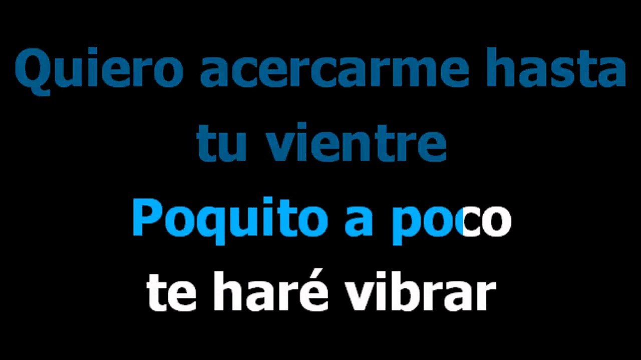 Mueve Mueve - Carlos Baute - Karaoke - Letra