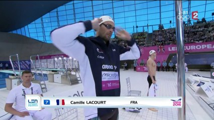 demi-finales 100m dos H - ChE 2016 natation (Lacourt)