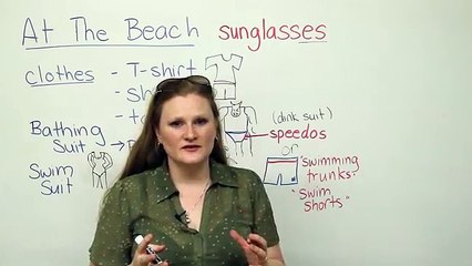 English Speaking" Vocabulary Going to the Beach" By Ronnie