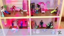 Anna Dolls Mansion Dollhouse Spiderman Ariel Merman DisneyCarToys