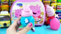 kinder surprise eggs peppa pig play doh opening egg peppa pig toys playdoh #playdoh videos