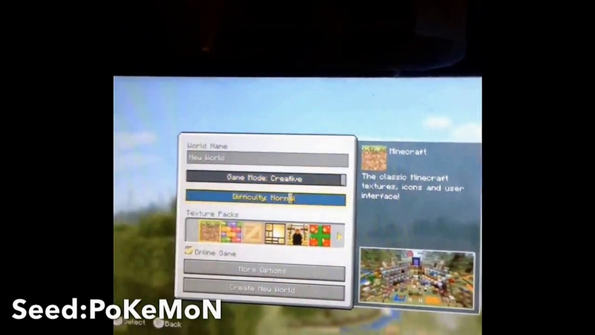 Minecraft Seed! Wii U. - video Dailymotion