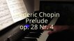 Prelude e-minor - Frederic Chopin Op. 28 No. 4 (CKpP)