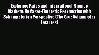Read Exchange Rates and International Finance Markets: An Asset-Theoretic Perspective with