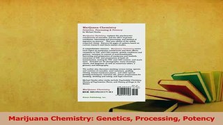 Download  Marijuana Chemistry Genetics Processing Potency PDF Free
