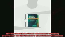 Free book  AS9101D Auditing for Process Performance Combining Conformance and Effectiveness to Meet