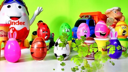 Kids Toys Kinder Eggs Surprise Unboxing  Fun Toys Review Tv