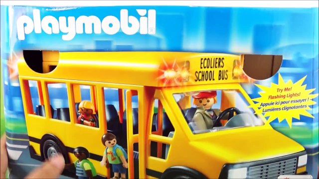 Pig George e Peppa Pig Conhecem o Ônibus Escolar Playmobil para volta às Aulas 2016 Brinquedos Toys