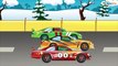 Car Cartoons for kids. Monster Truck. Racing Cars Winter Race. Construction Vehicles. Episode 135
