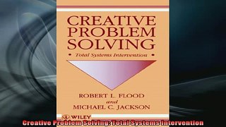 Downlaod Full PDF Free  Creative Problem Solving Total Systems Intervention Online Free
