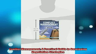 Downlaod Full PDF Free  Conflict Management A Practical Guide to Developing Negotiation Strategies Free Online