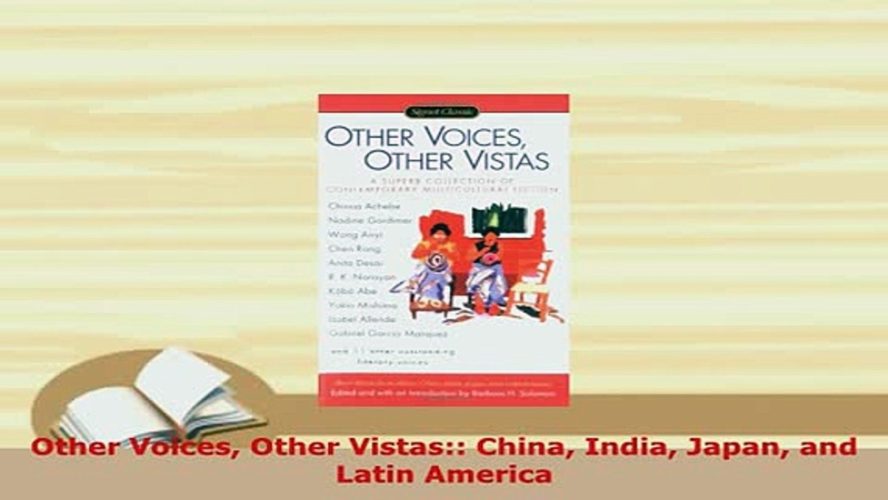 Download  Other Voices Other Vistas China India Japan and Latin America Free Books