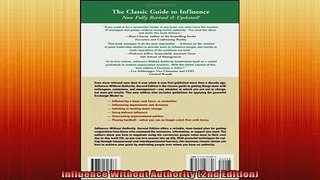 READ book  Influence Without Authority 2nd Edition Online Free